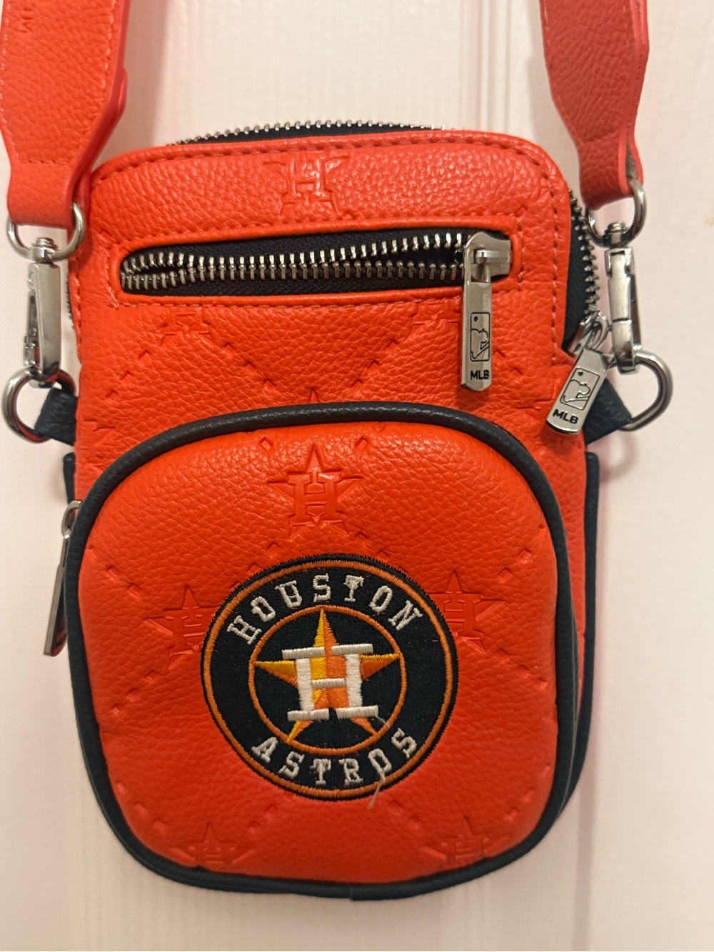 Montana West Orange Houston Astros Crossbody Bag